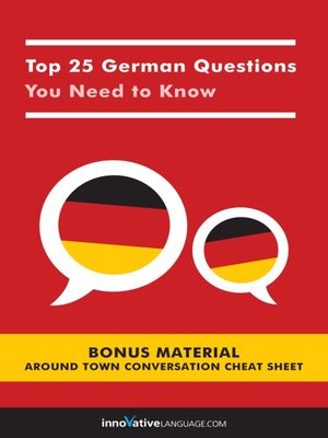 cover image of Top 25 German Questions You Need to Know